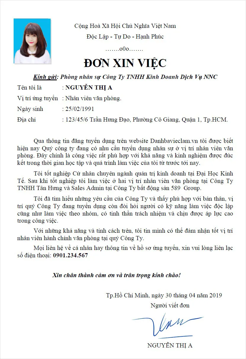 Hồ sơ xin việc dán ảnh 3×4 hay 4×6? Kích cỡ ảnh chuẩn