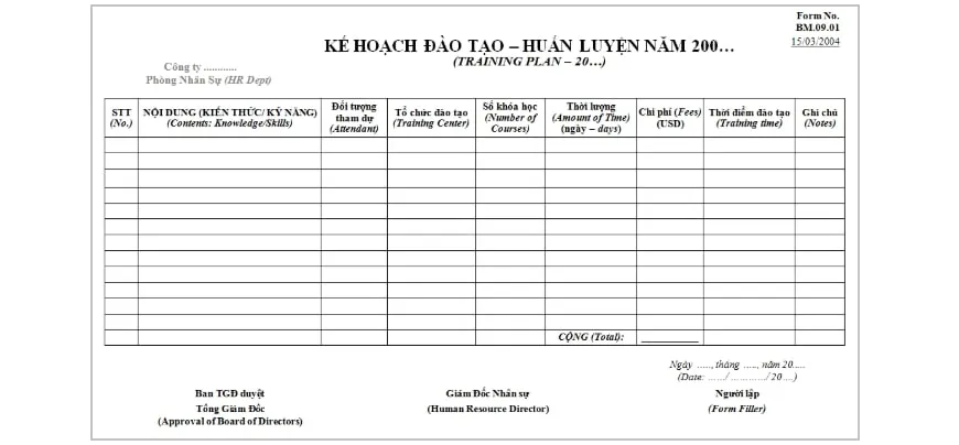 Mẫu kế hoạch là gì? Tham khảo ngay một số mẫu kế hoạch phổ biến