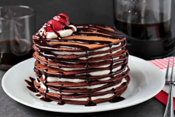 Cách làm bánh pancake chocolate ngon nhất quả đất