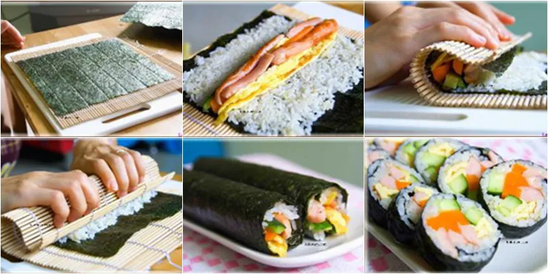 Cách làm kimbap trứng cuộn mềm mịn xứ Hàn